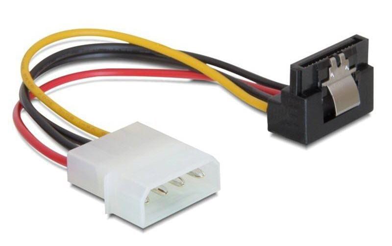 Delock Stromkabel Molex - SATA gewinkelt 12 cm
