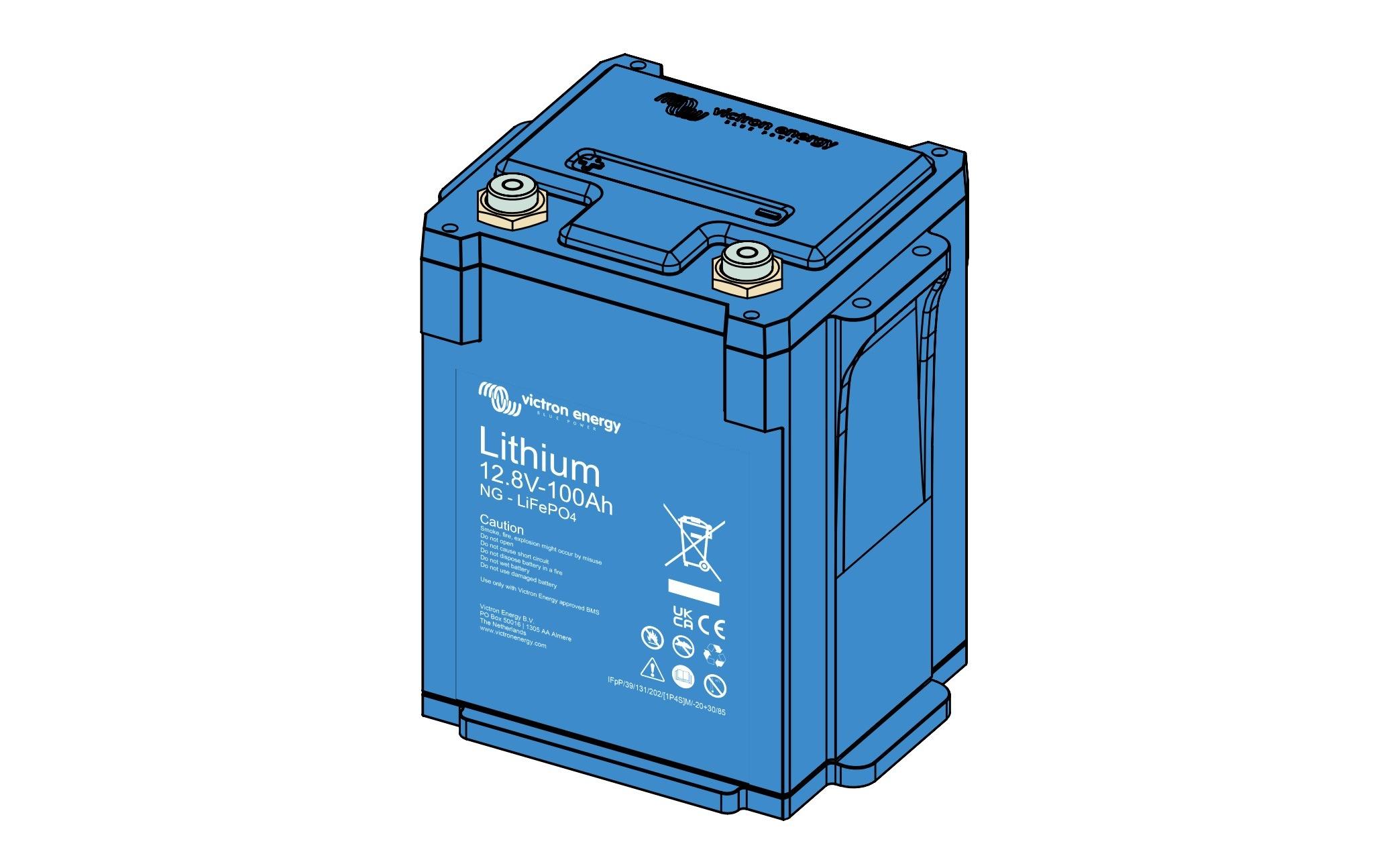 Victron Batterie Energy LiFePO4 12.8 V 100Ah NG Victron Batterie Energy LiFePO4 12.8 V 100Ah NG