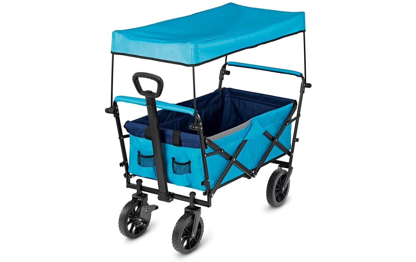 EASYmaxx Bollerwagen Blau