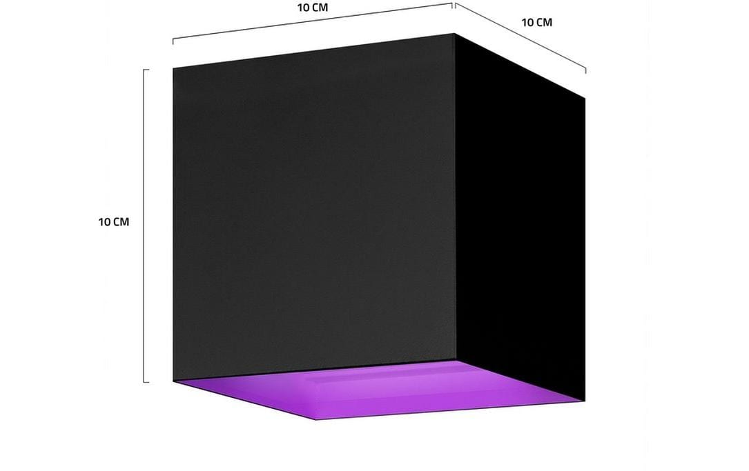 hombli Gartenleuchte Smart Wall Light 2 x 3W, RGB+CCT, Schwarz