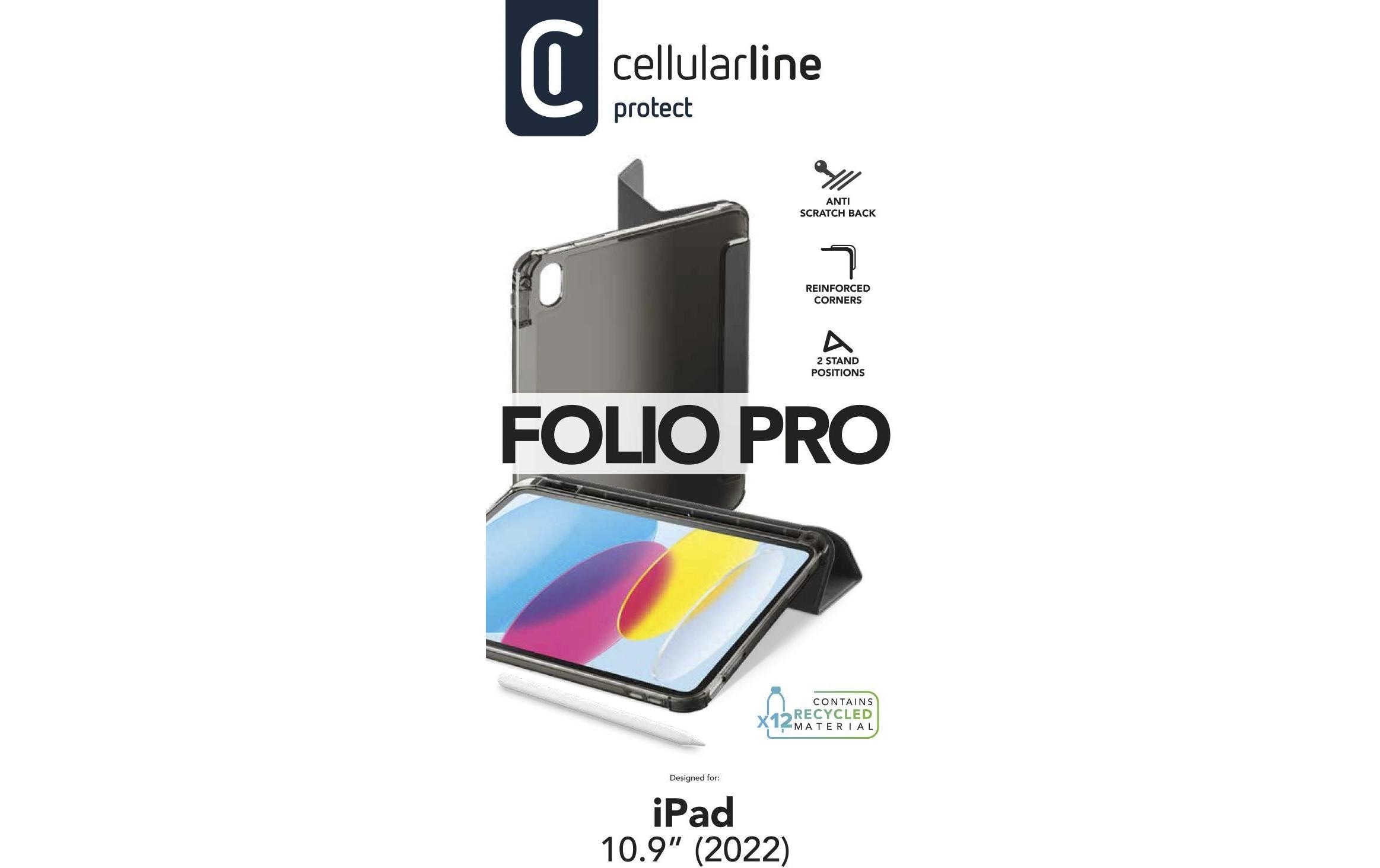 Cellular Line Tablet Book Cover Folio Case Schwarz Cellular Line Tablet Book Cover Folio Case Schwarz