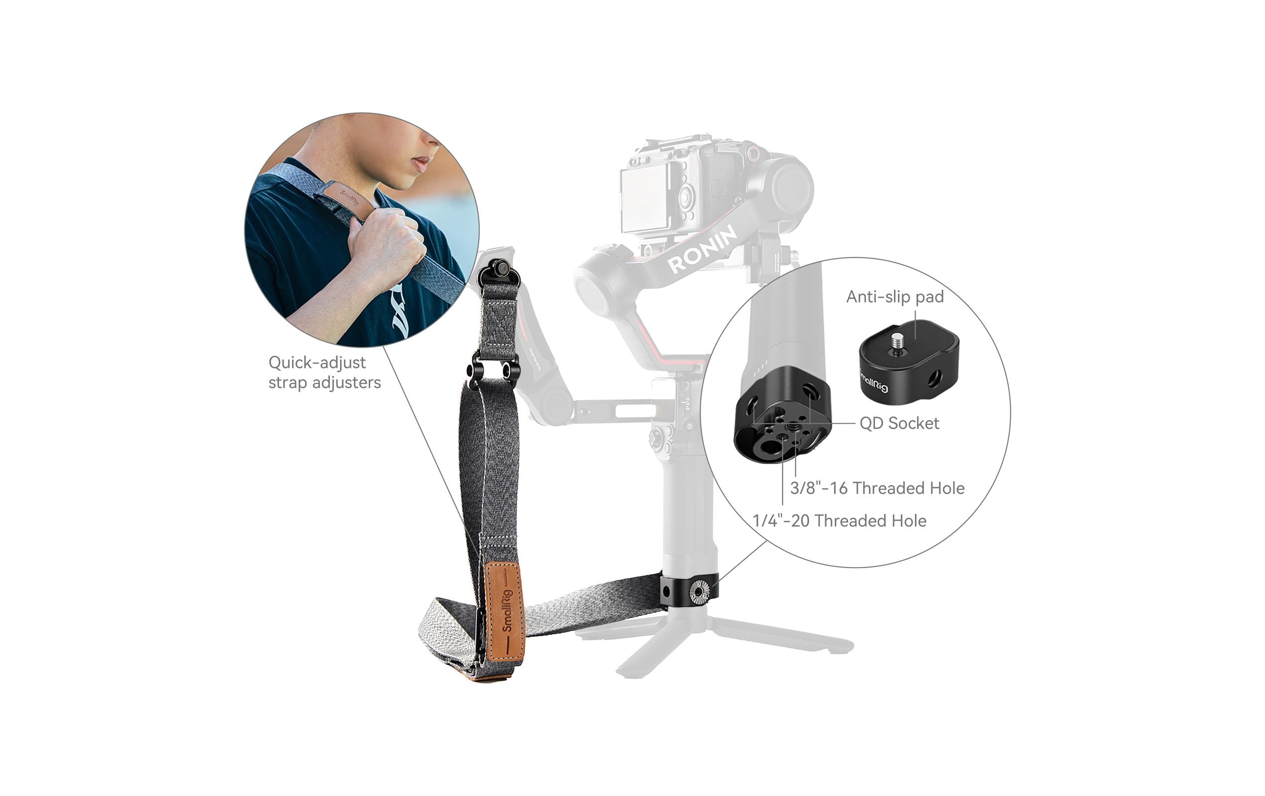 Smallrig Kameragurt DJI Gimbal Gewichtsreduzierend