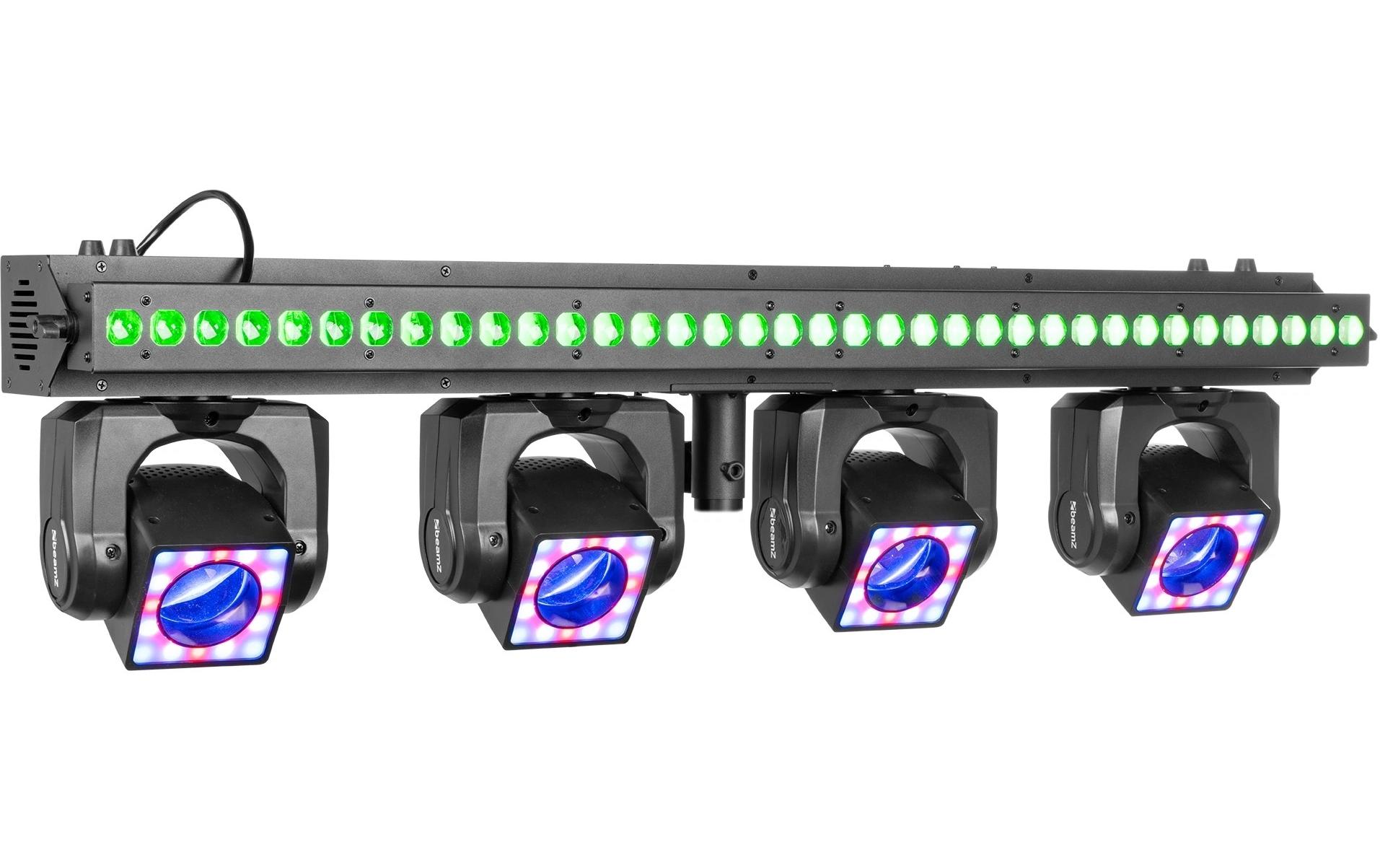 BeamZ ShowBar GO Vibe LED-Bar mit 4 Moving Heads