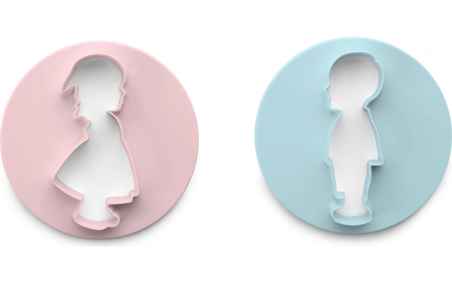 Ibili Guetzli-Ausstecher Junge und Mädchen 10 cm