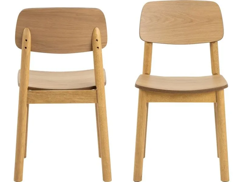 AC Design Stuhl Barlow, 2 Stück Hellbraun AC Design Stuhl Barlow, 2 Stück Hellbraun
