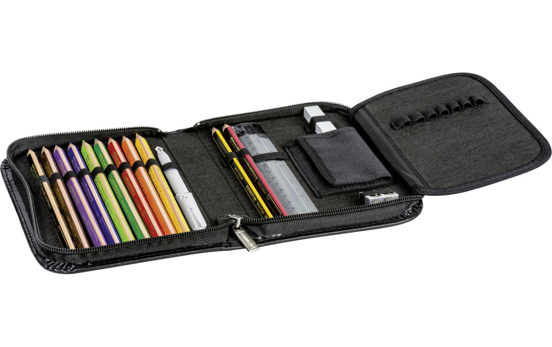 Brunnen Etui Leder Schwarz Brunnen Etui Leder Schwarz