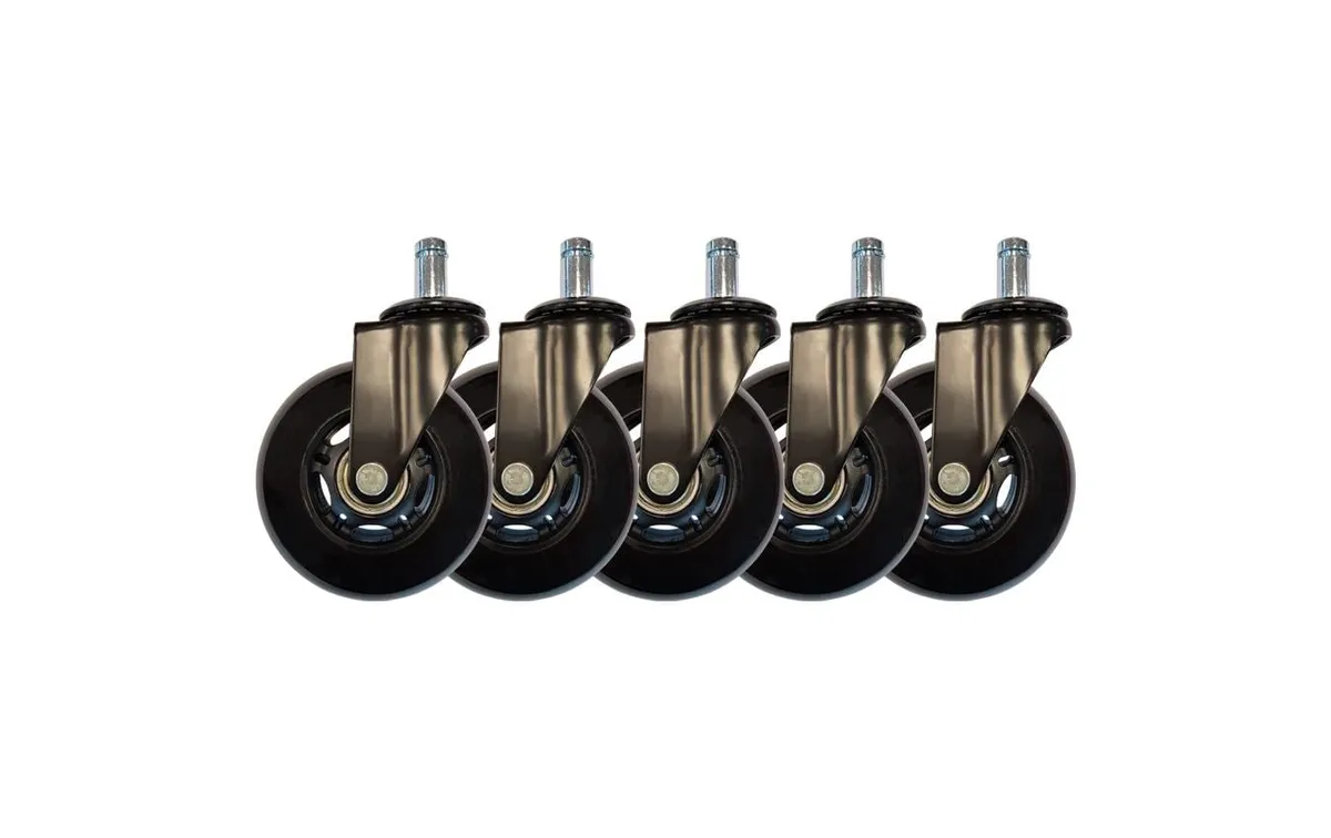 LC-Power Gaming Stuhlrollen 5er Set Schwarz LC-Power Gaming Stuhlrollen 5er Set Schwarz