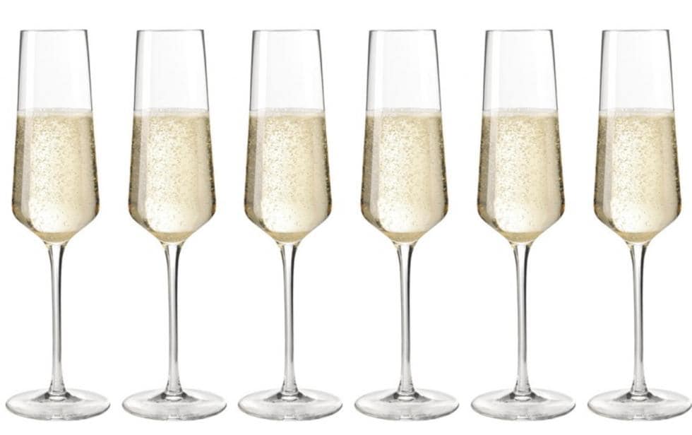 Leonardo Sektglas Puccini 280 ml, 6 Stück, Transparent 