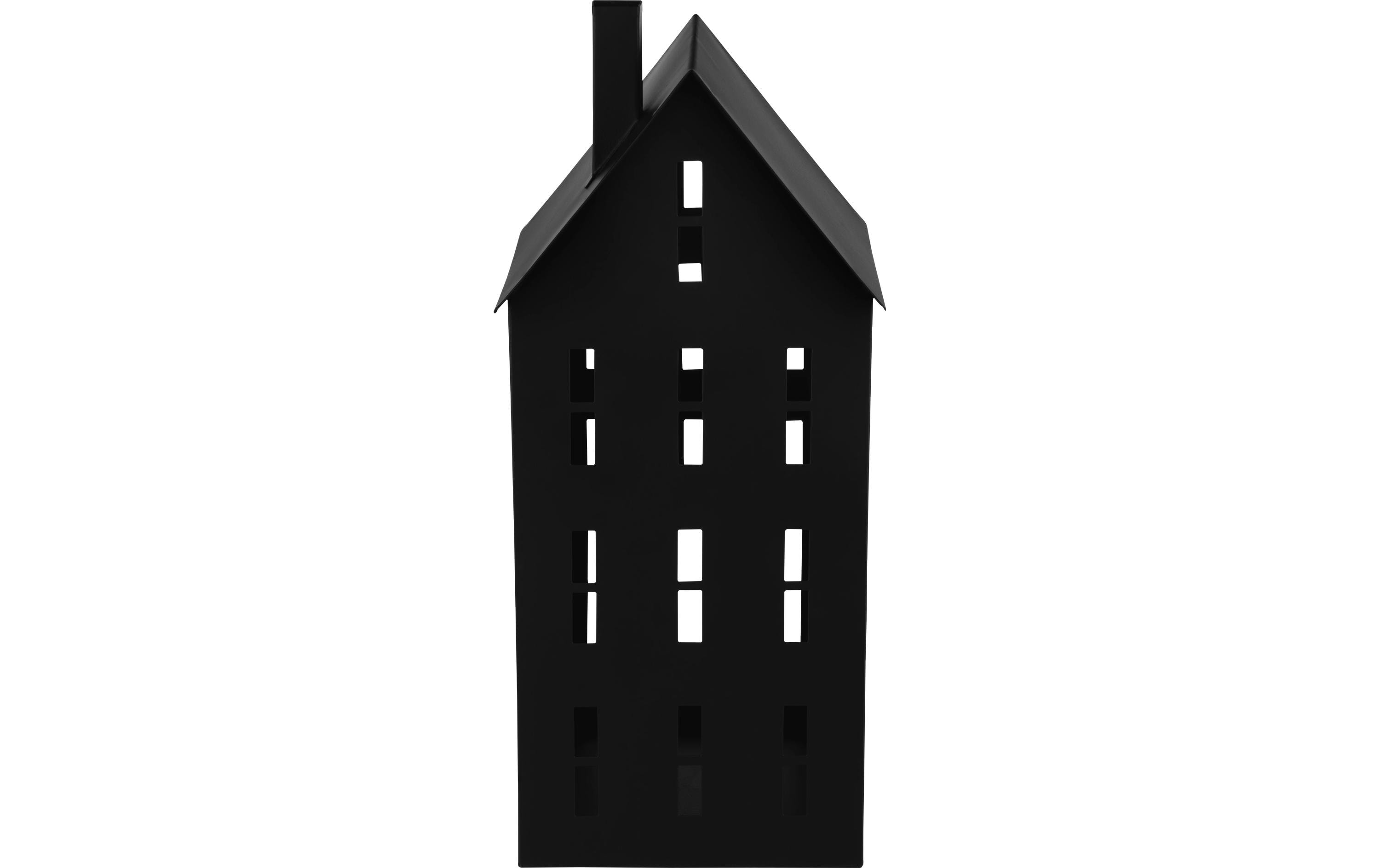 EGLO Weihnachtswindlicht Haus Gutapol Schwarz, Metall