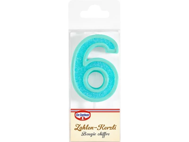Dr.Oetker Zahlenkerze 6 1 Stück Dr.Oetker Zahlenkerze 6 1 Stück