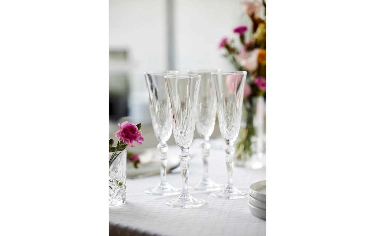 Lyngby Champagnerglas Melodia 4 Stück, 16 cl