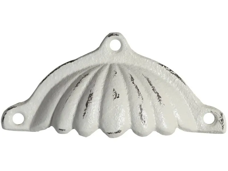 Chic Antique Möbelgriff mit Rillen 5 x 12 cm, antik Crème Chic Antique Möbelgriff mit Rillen 5 x 12 cm, antik Crème