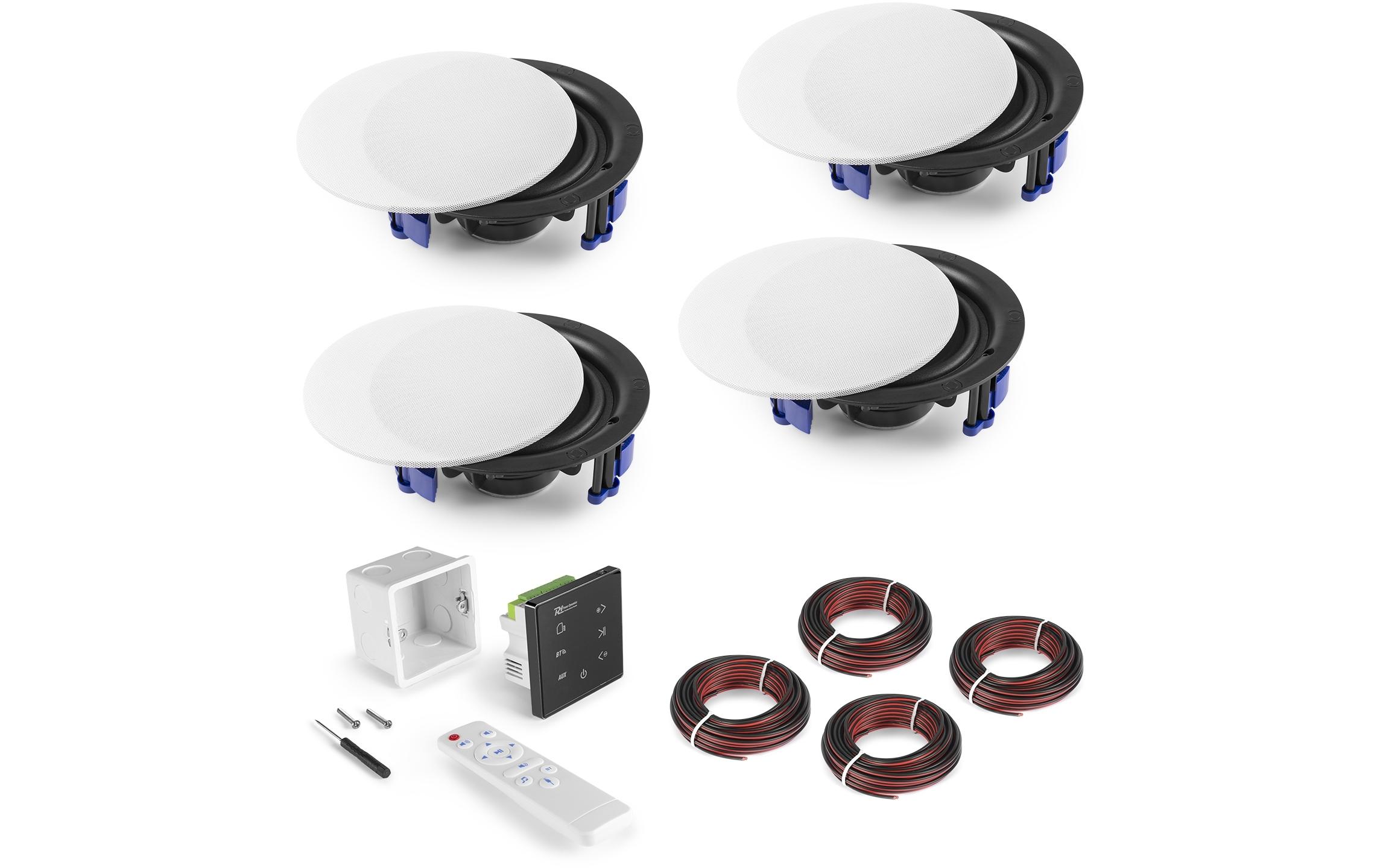 Power Dynamics Deckenlautsprecher Powerline A100B 4er-Set