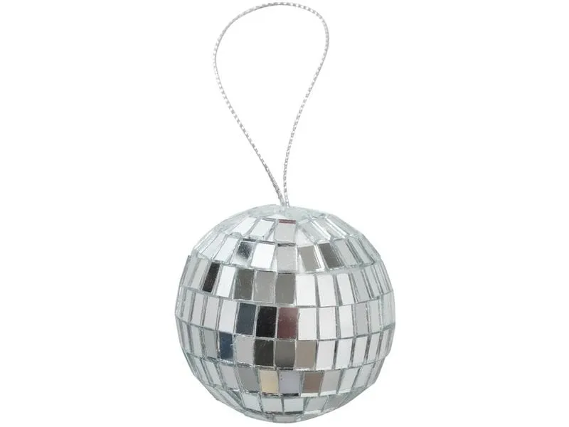 Boltze Weihnachtsschmuck Disco 6 Stück, Silber Boltze Weihnachtsschmuck Disco 6 Stück, Silber