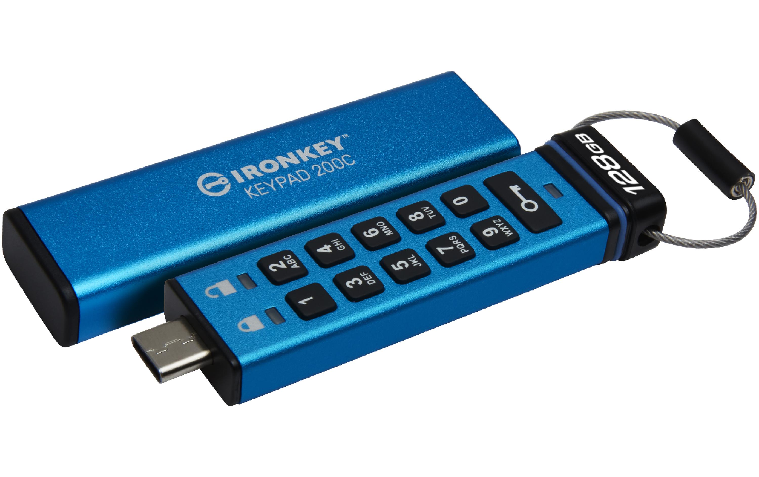 Kingston USB-Stick IronKey Keypad 200C 128 GB Kingston USB-Stick IronKey Keypad 200C 128 GB