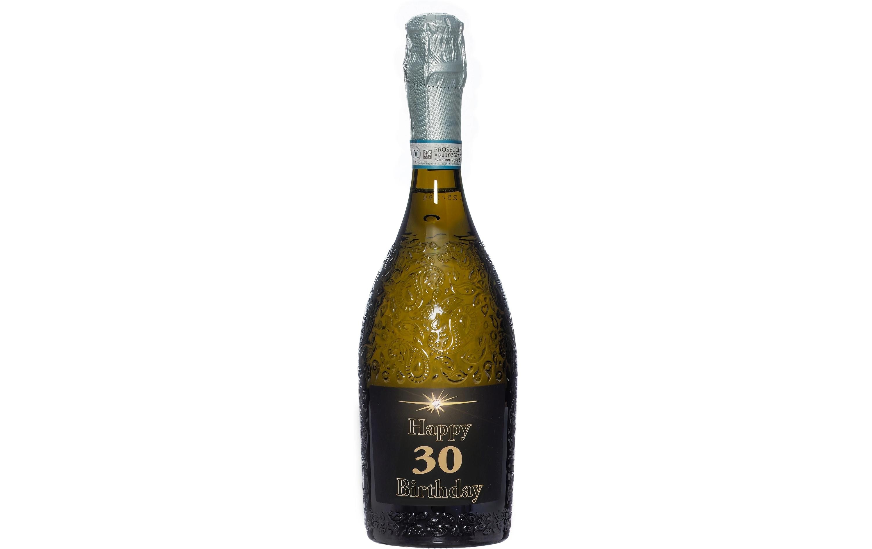 Dreams and Fantasy Geschenkidee Prosecco dark Happy Birthday 30 750 ml