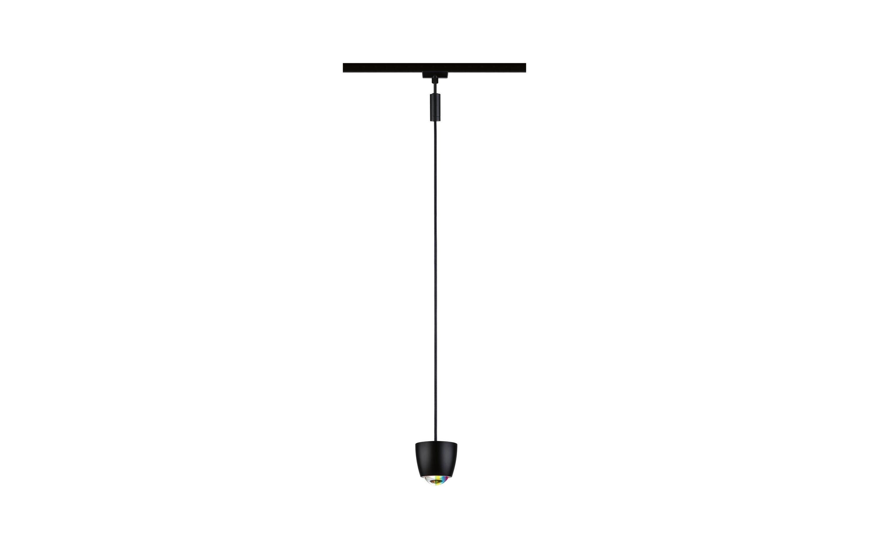 Paulmann URail LED Pendel Tyros RGBW Zigbee, 4.5W, schwarz matt