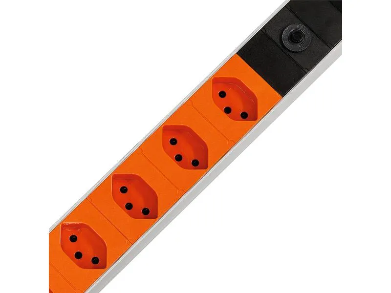 STEFFEN 19 Steckdosenleiste 8xT13, Orange STEFFEN 19 Steckdosenleiste 8xT13, Orange