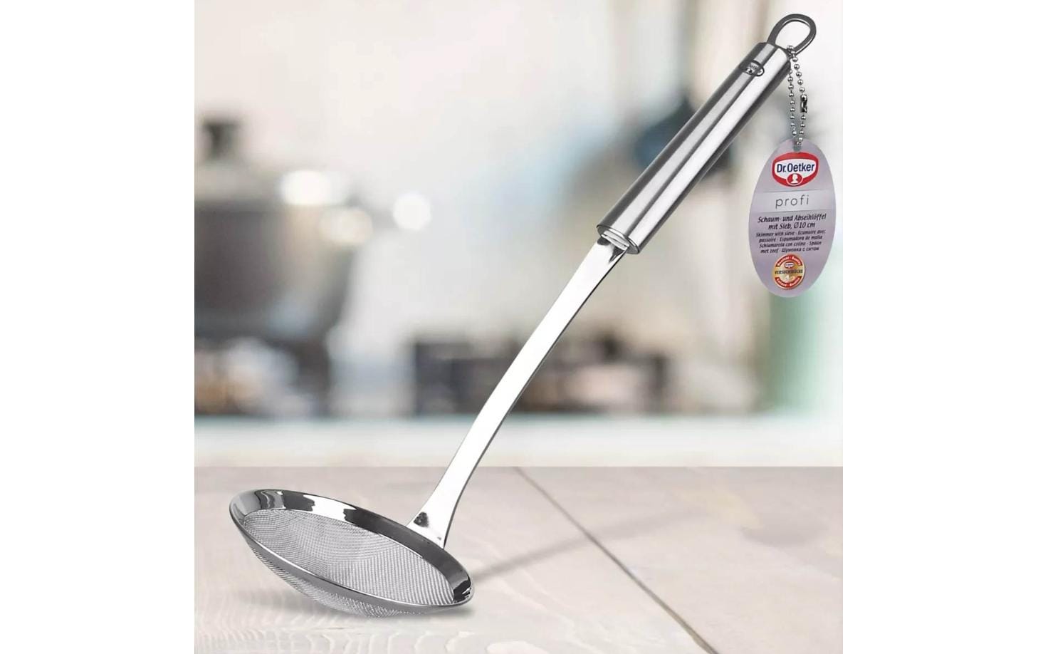 Dr.Oetker Schaumlöffel Silber
