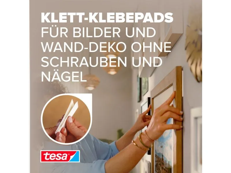 tesa Montagestreifen Powerstrips CLICK Medium 16 Paar, 5.4 kg