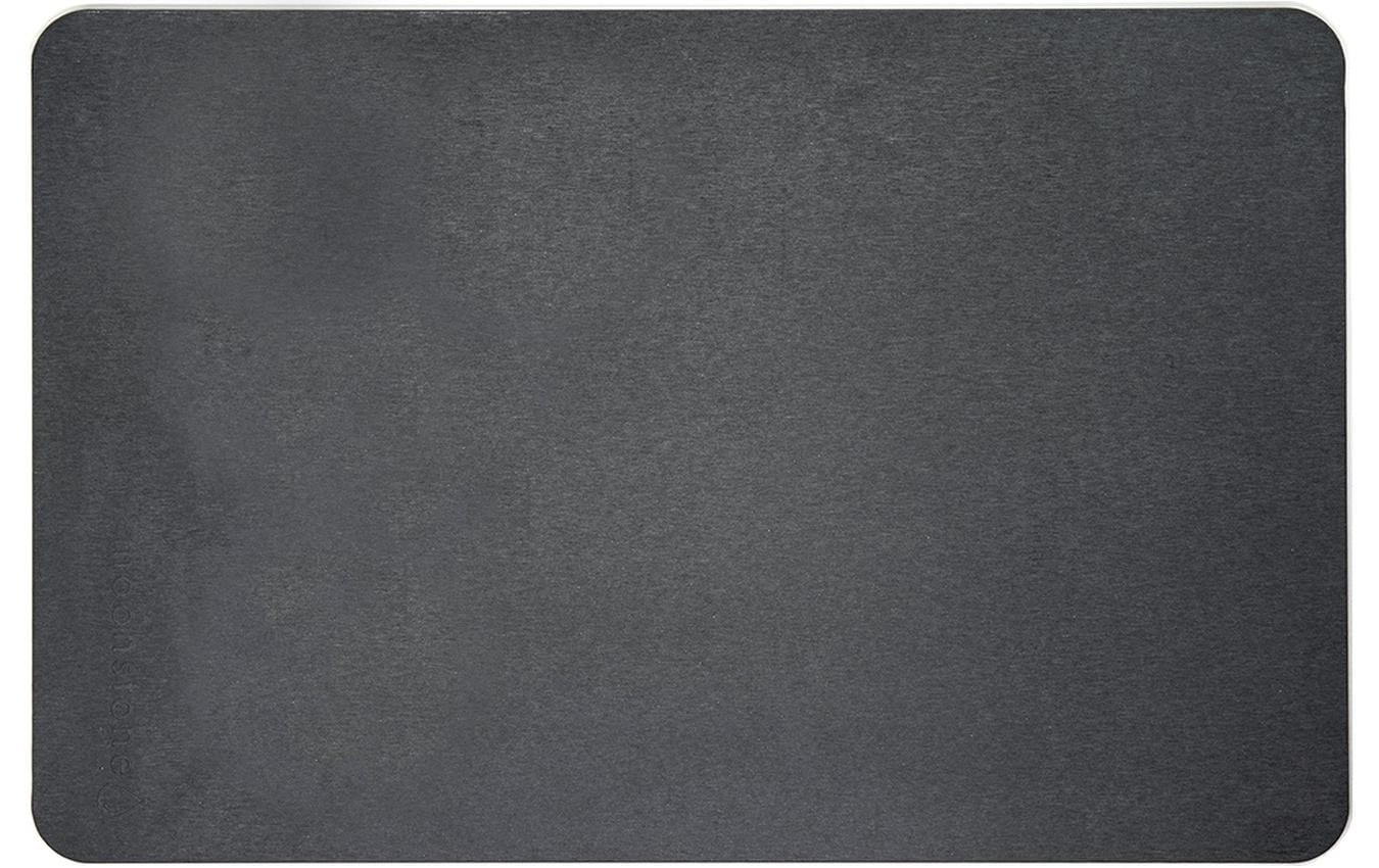 Moonstone Badteppich aus Diatomit 40 x 60 cm, Dunkelgrau