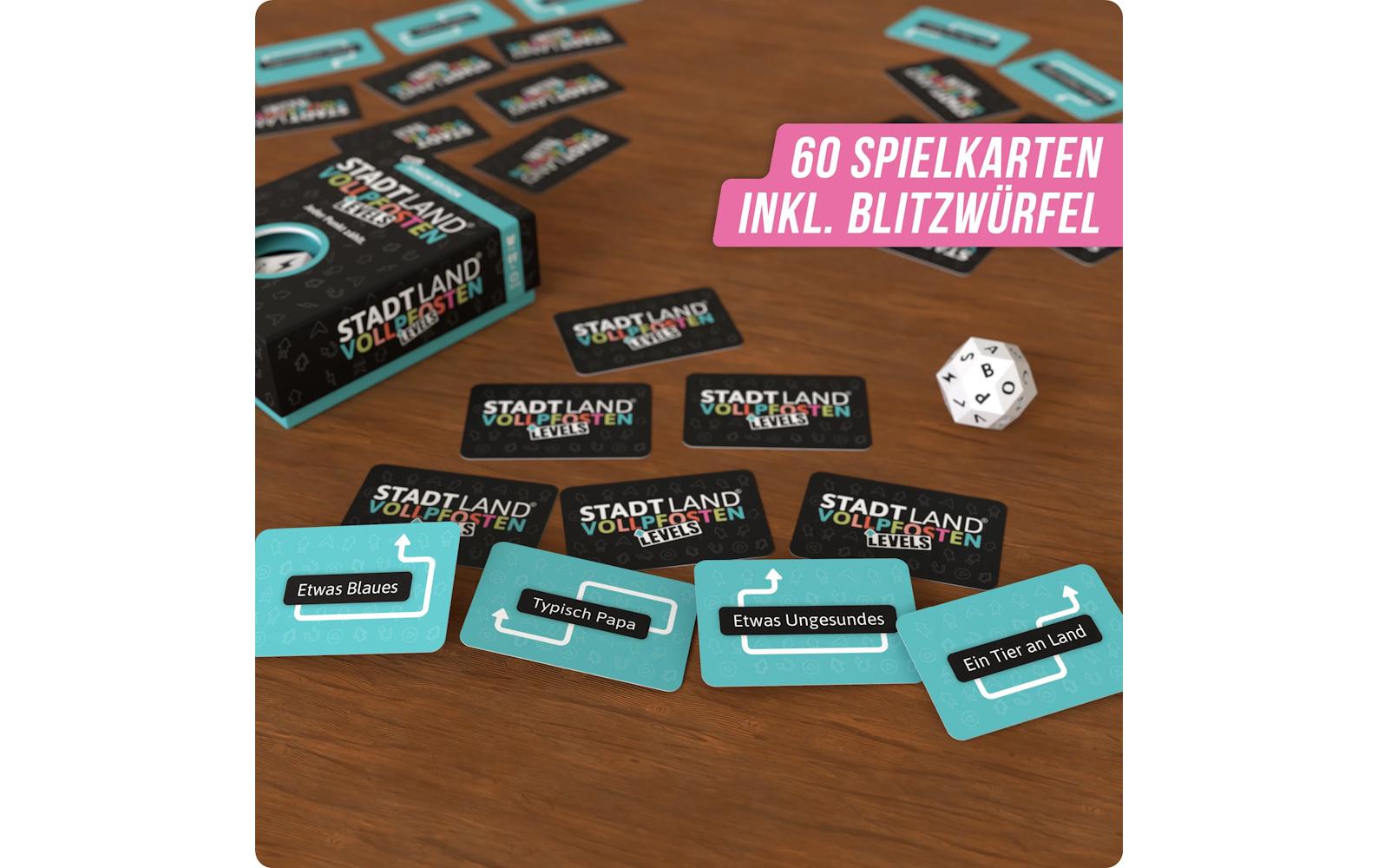 Denkriesen Kinderspiel STADT LAND VOLLPFOSTEN – Levels -DE-