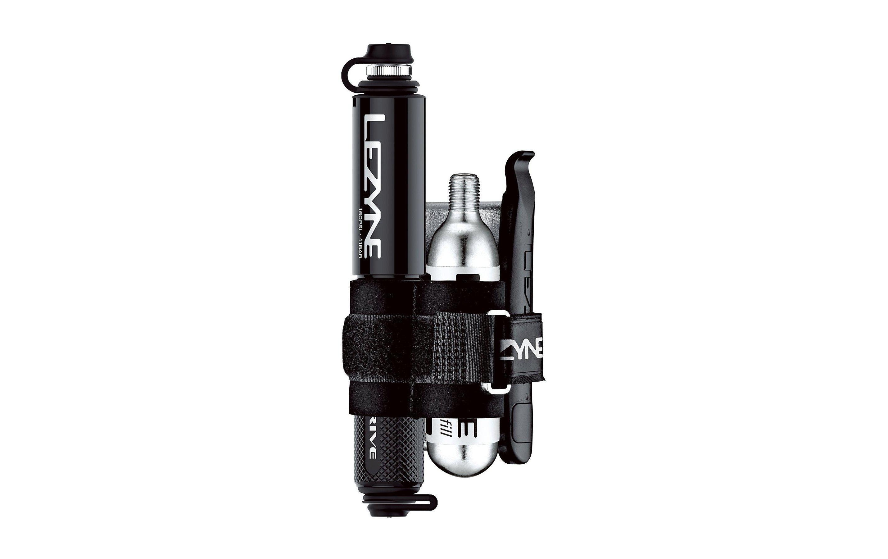 Lezyne Minipumpe Pocket Drive Loaded Black mit Lever Kit Lezyne Minipumpe Pocket Drive Loaded Black mit Lever Kit