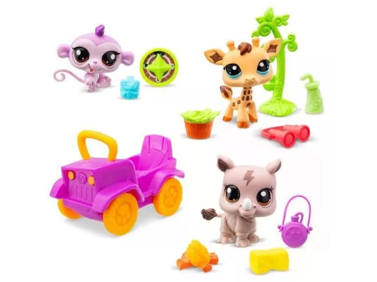 BANDAI Spielfigurenset Littlest Pet Shop – Safari Set BANDAI Spielfigurenset Littlest Pet Shop – Safari Set