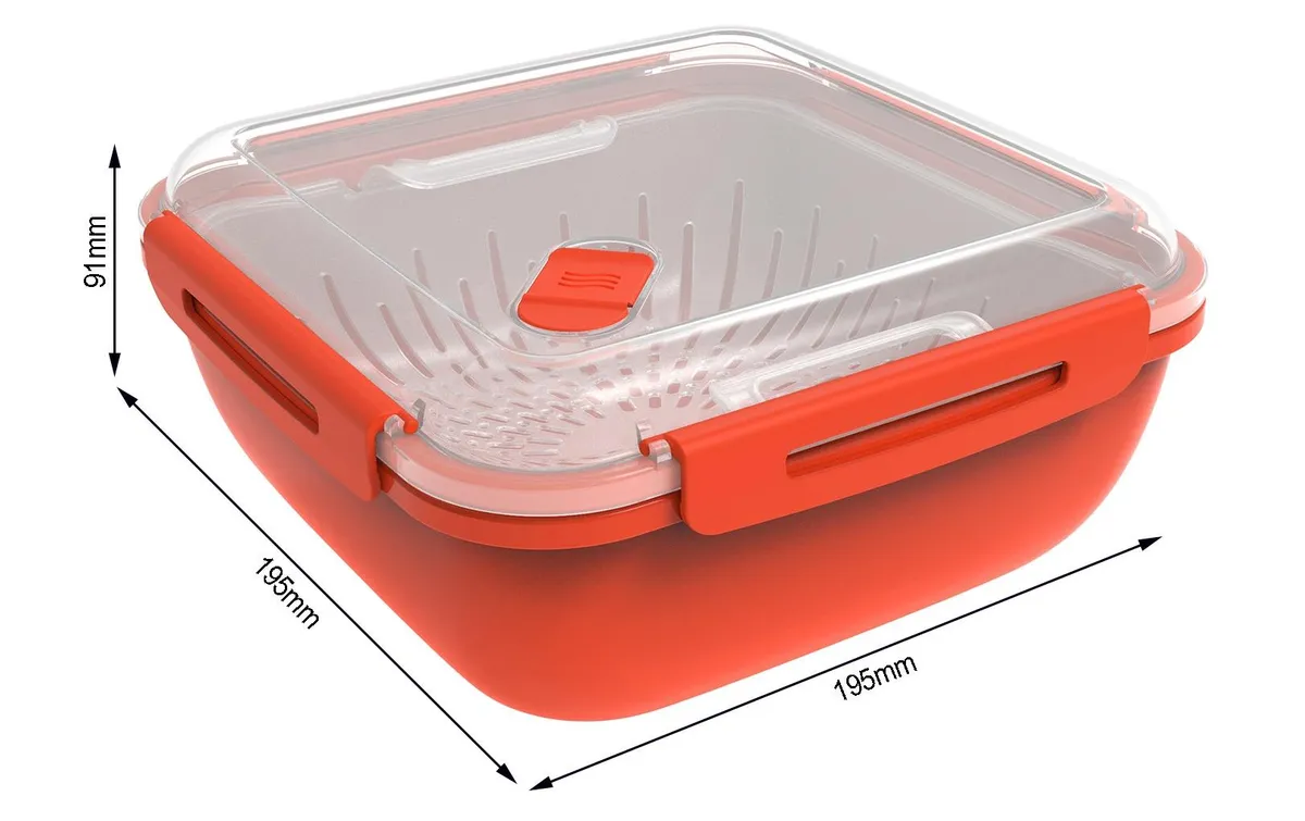 Rotho Mikrowellendose Memory Microwave 1.7 l, Rot Rotho Mikrowellendose Memory Microwave 1.7 l, Rot
