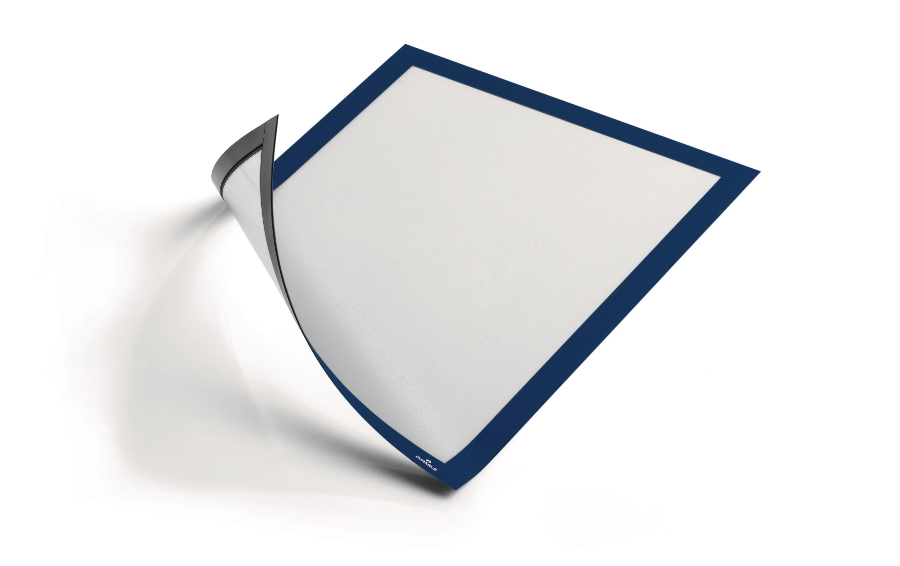 DURABLE Präsentationsrahmen Duraframe Magnetic A4 5 Stück Blau