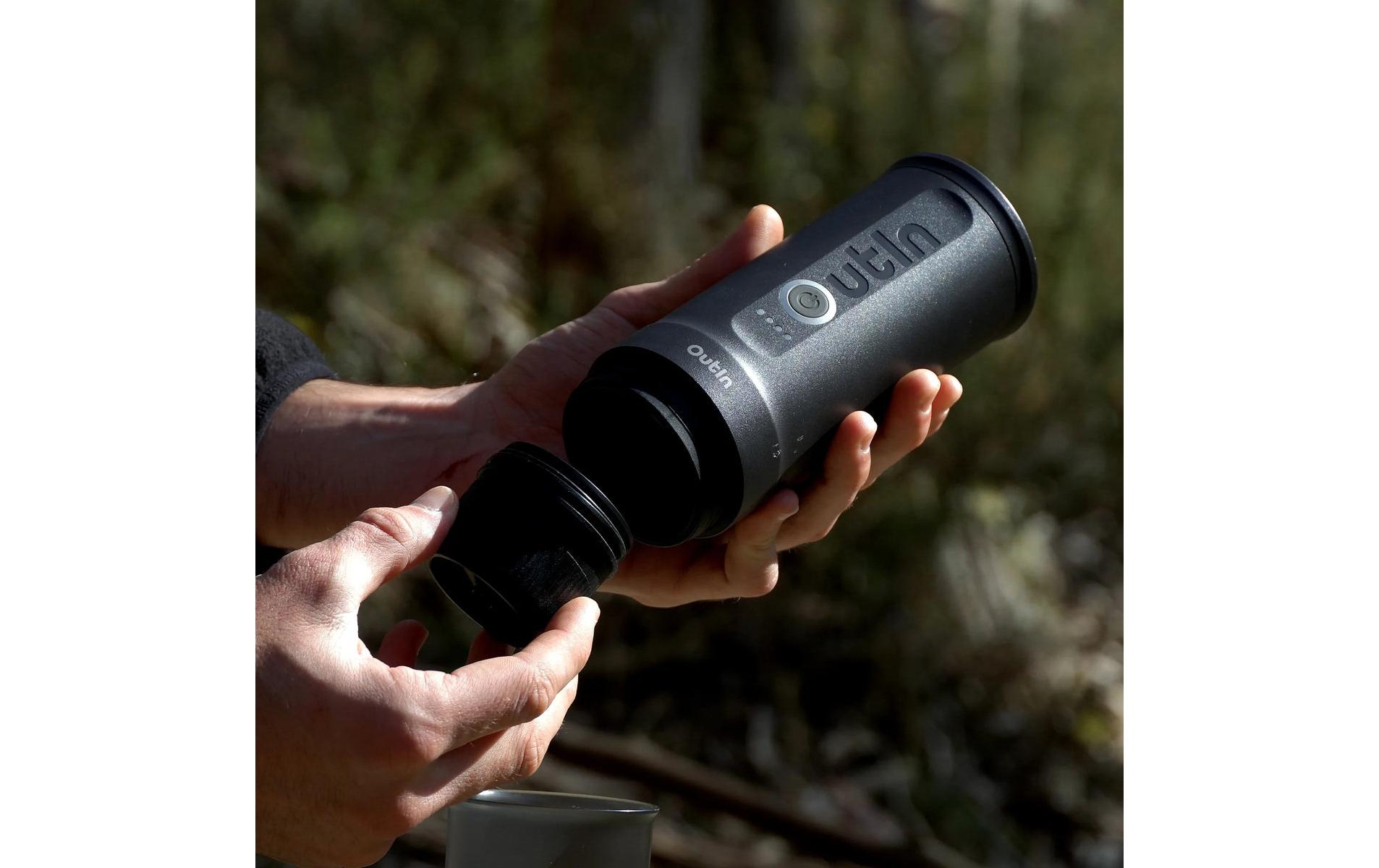 OUTIN Reisekaffeemaschine Nano Space Grau