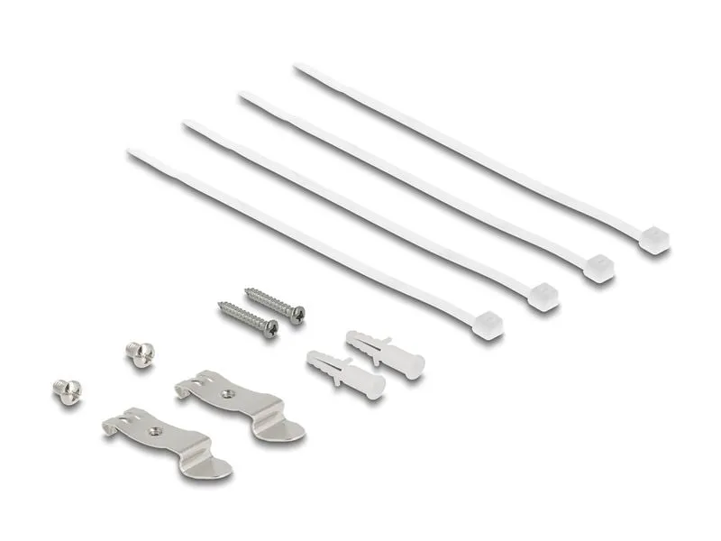 Delock Patchpanel 4-Port Desktop/DIN-Rail/Wand