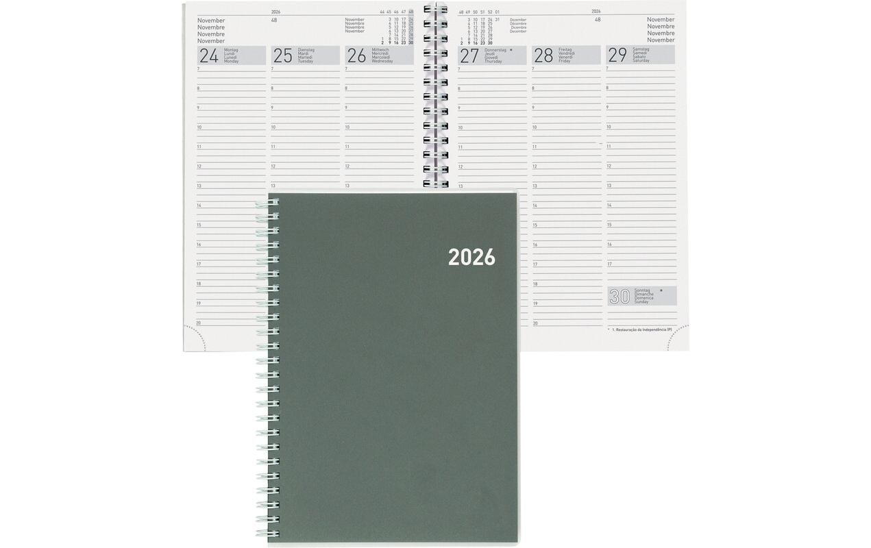 Biella Geschäftsagenda Terminia Wire-O 14.5 x 20.5 cm