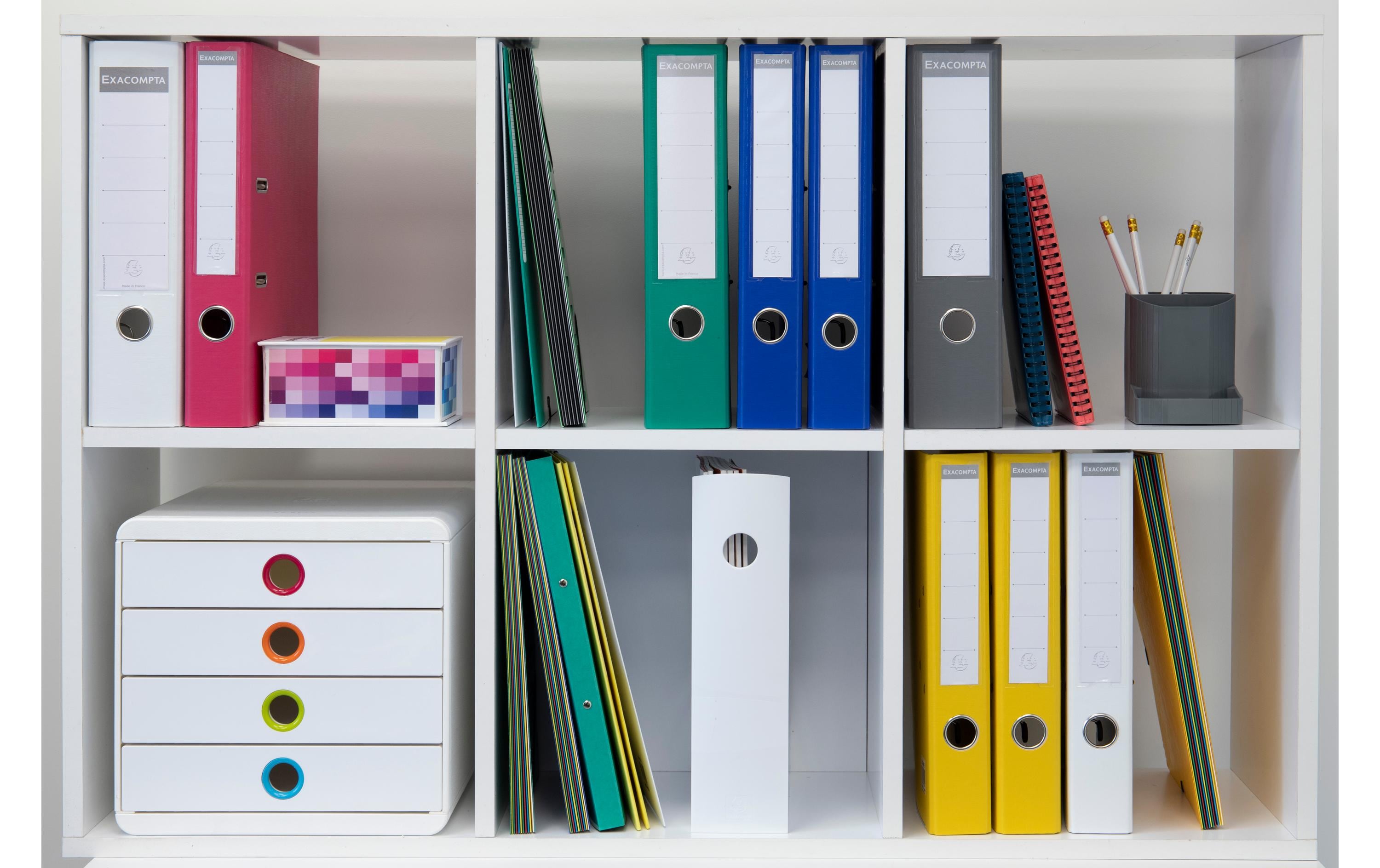 Exacompta Schubladenbox Pop-Box Weiss