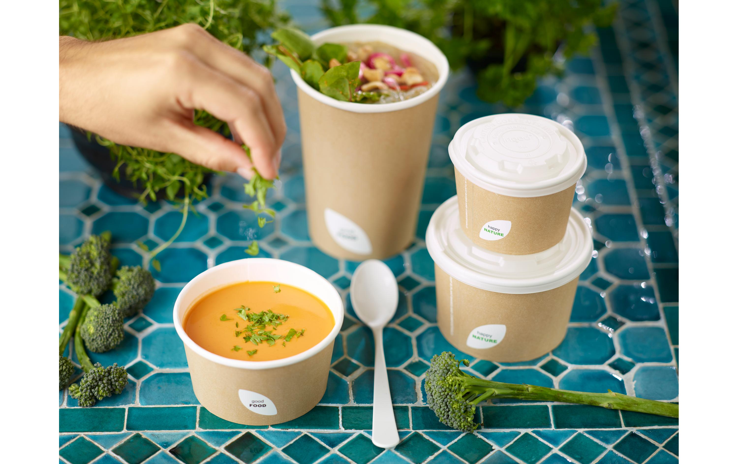 BioPak Deckel zu Suppenbecher 250 ml 50 Stück