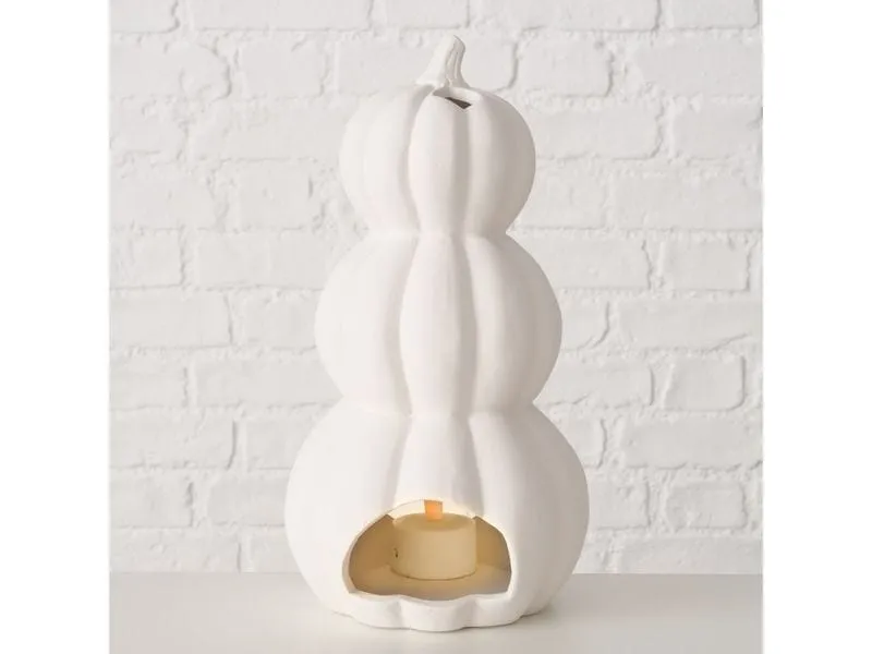 Boltze Teelichthalter Curbana Keramik, 25 x 14 cm