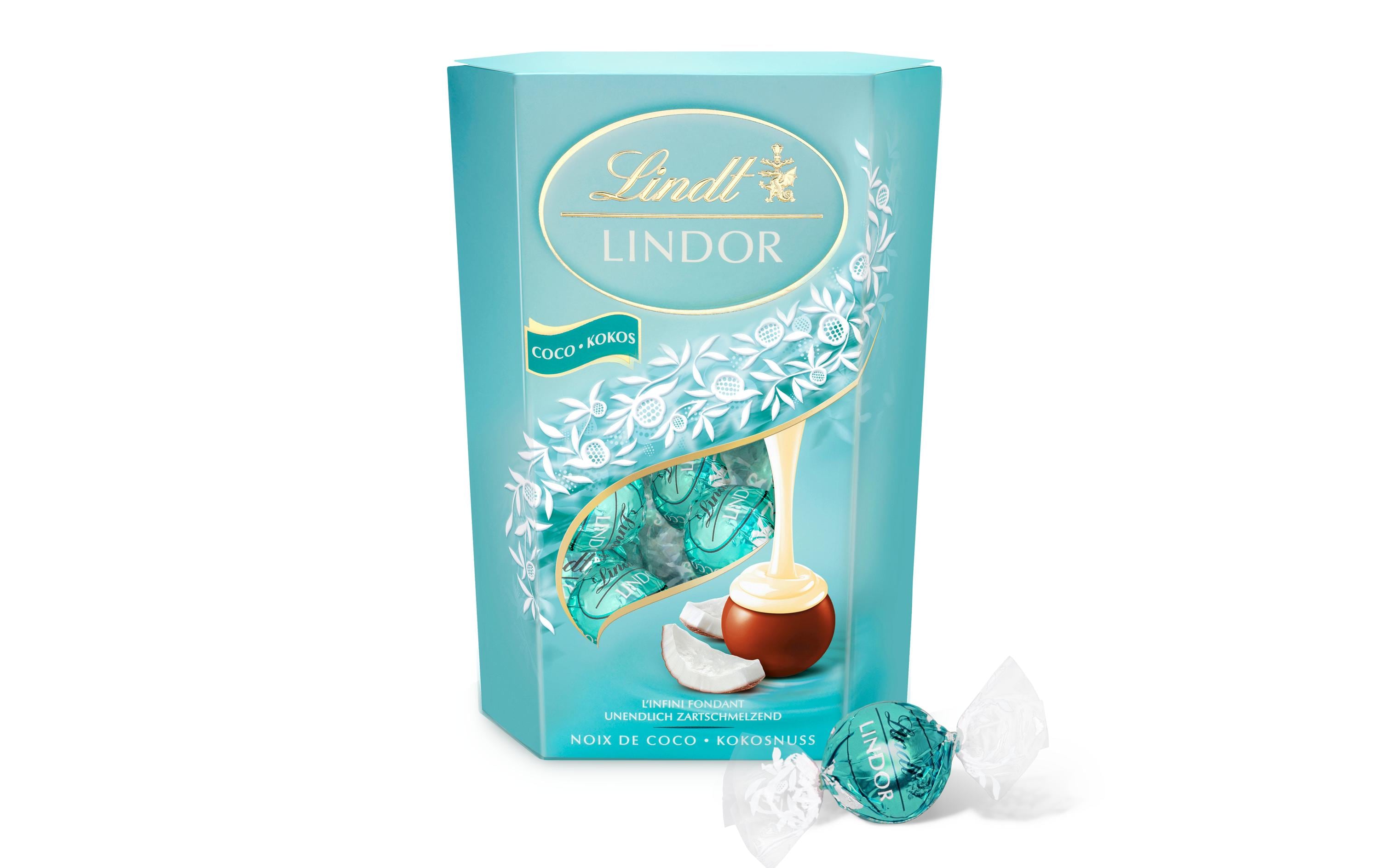 Lindt Schokoladen-Pralinen Lindor Kugeln Kokos 200 g Lindt Schokoladen-Pralinen Lindor Kugeln Kokos 200 g