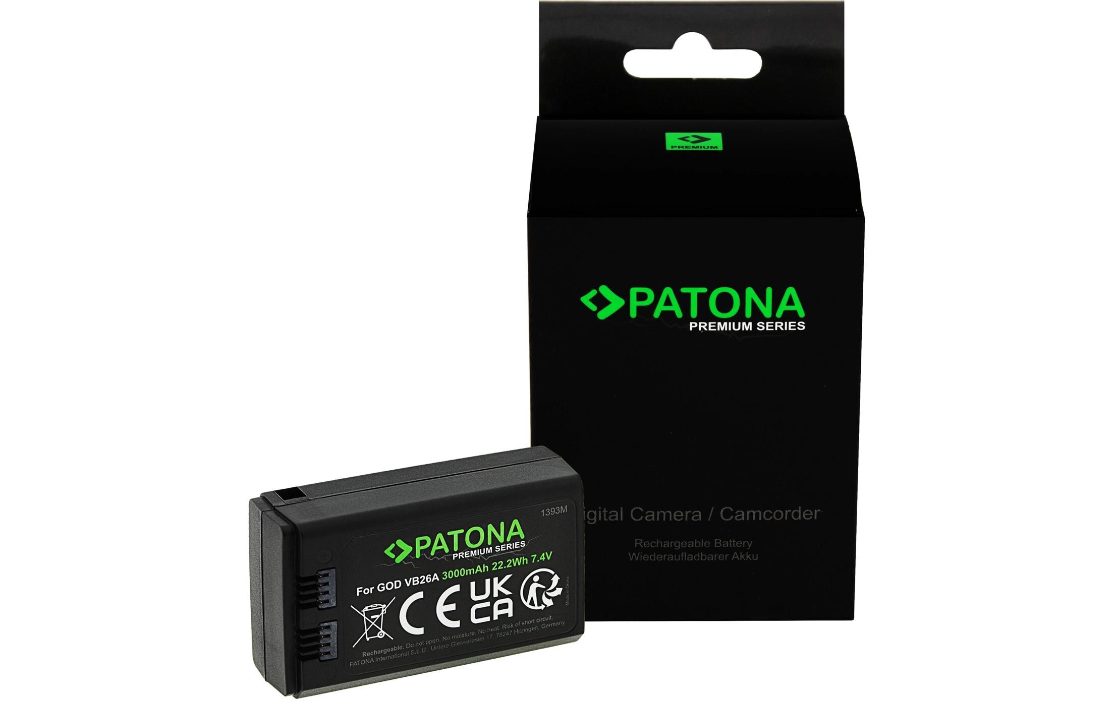 Patona Premium Akku für Godox VB26