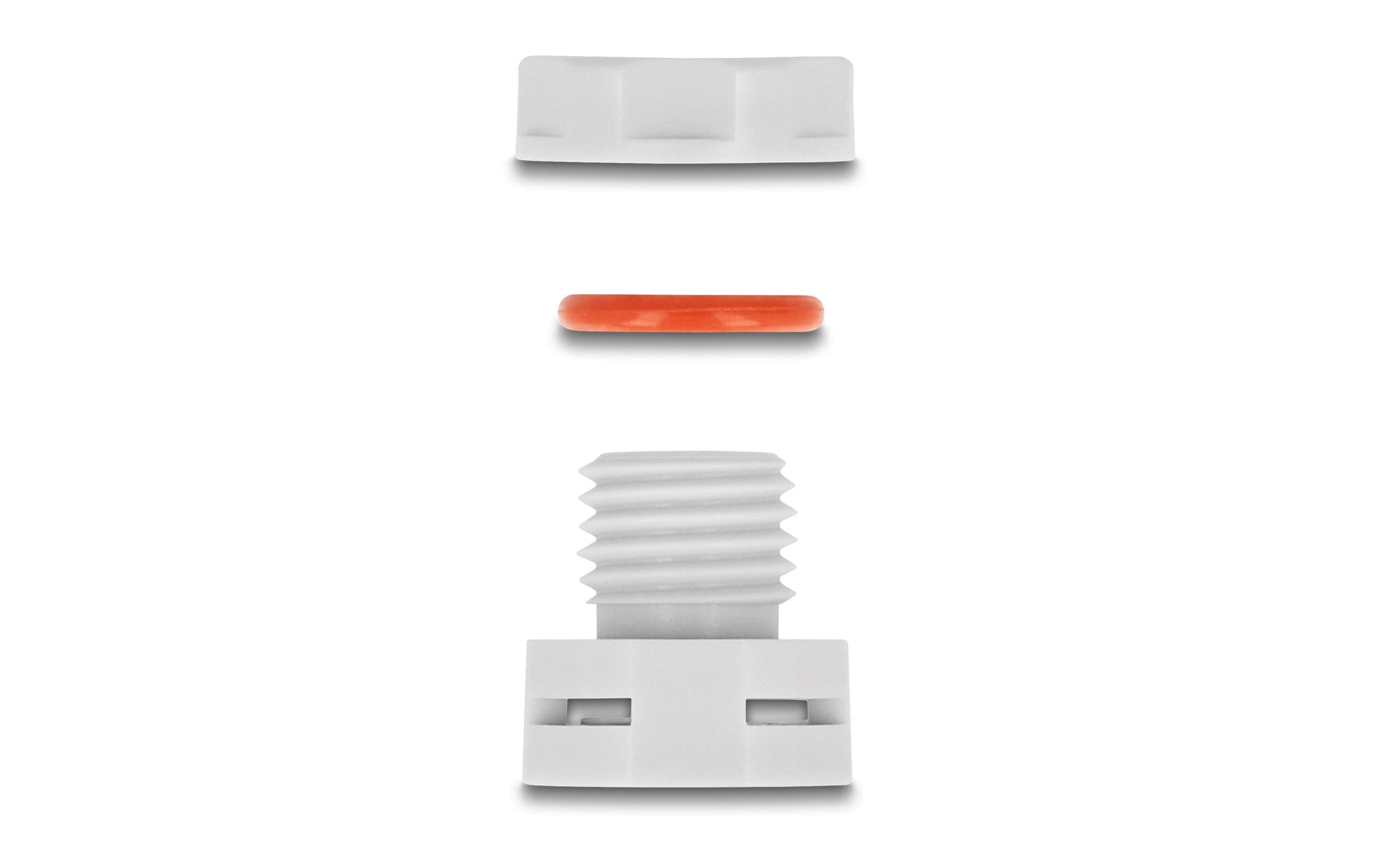 Delock Kabelverschraubung M6, grau 2 Stück