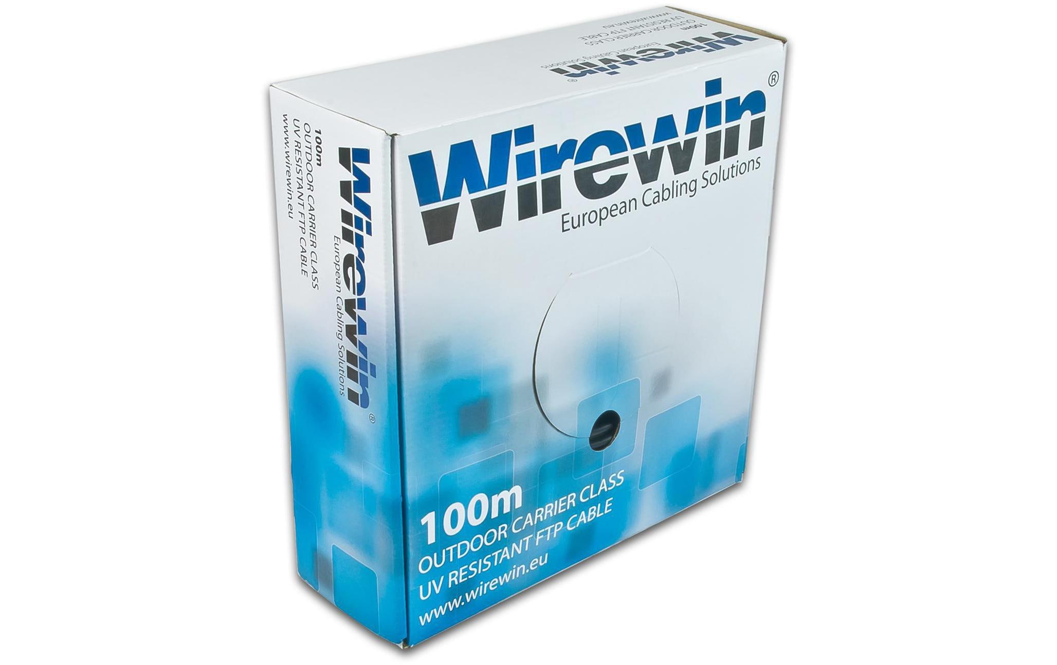 Wirewin Rangierkabel VKBOX OUTDOOR 100.0 Cat 5e, FTP, 100 m, Schwarz Wirewin Rangierkabel VKBOX OUTDOOR 100.0 Cat 5e, FTP, 100 m, Schwarz
