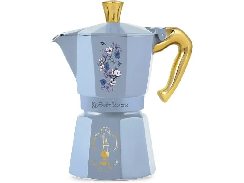 Bialetti Espressokocher Bridgerton Moka Express 6 Tassen