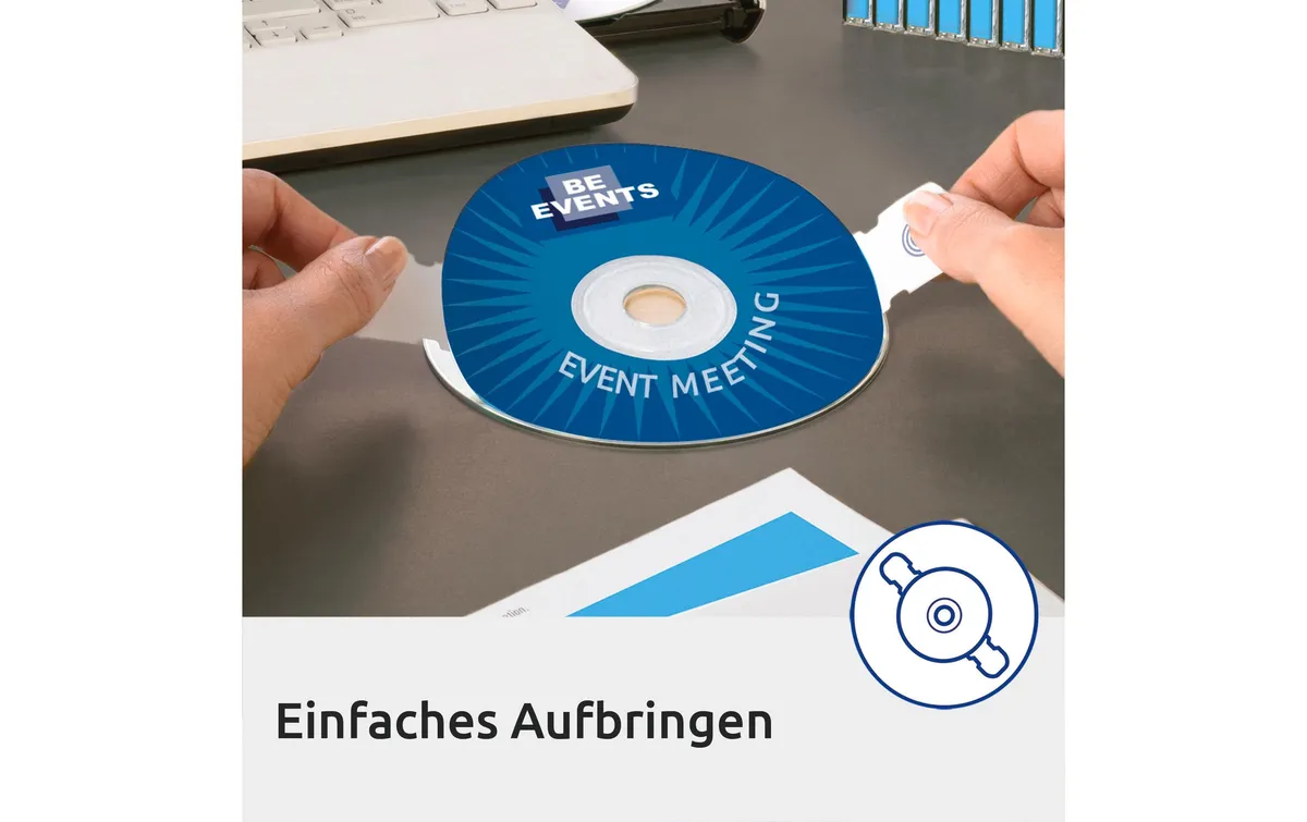 Avery Zweckform CD-Etiketten L6043 Ø 117 mm Avery Zweckform CD-Etiketten L6043 Ø 117 mm