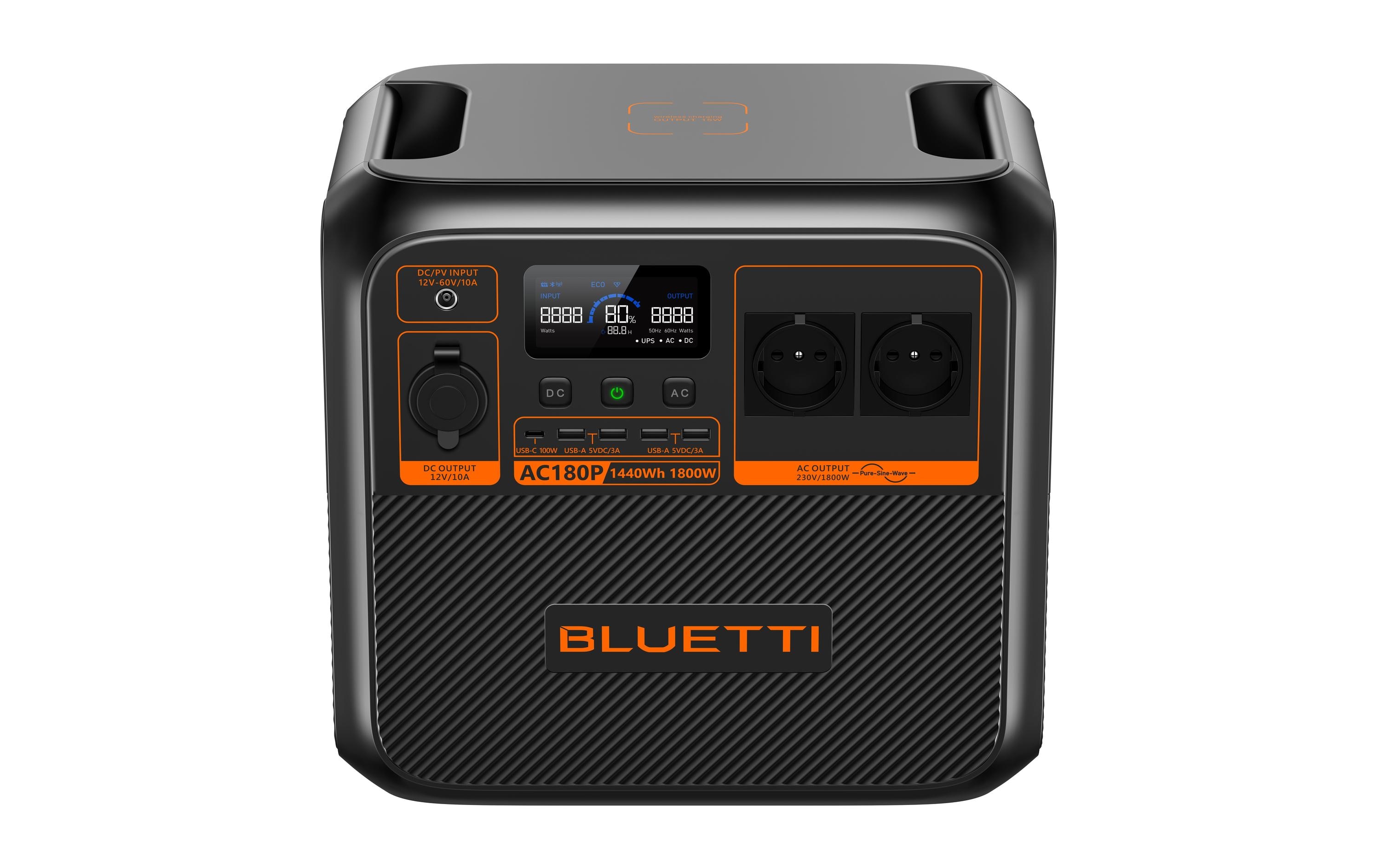 BLUETTI Power Station AC180P 1440 Wh