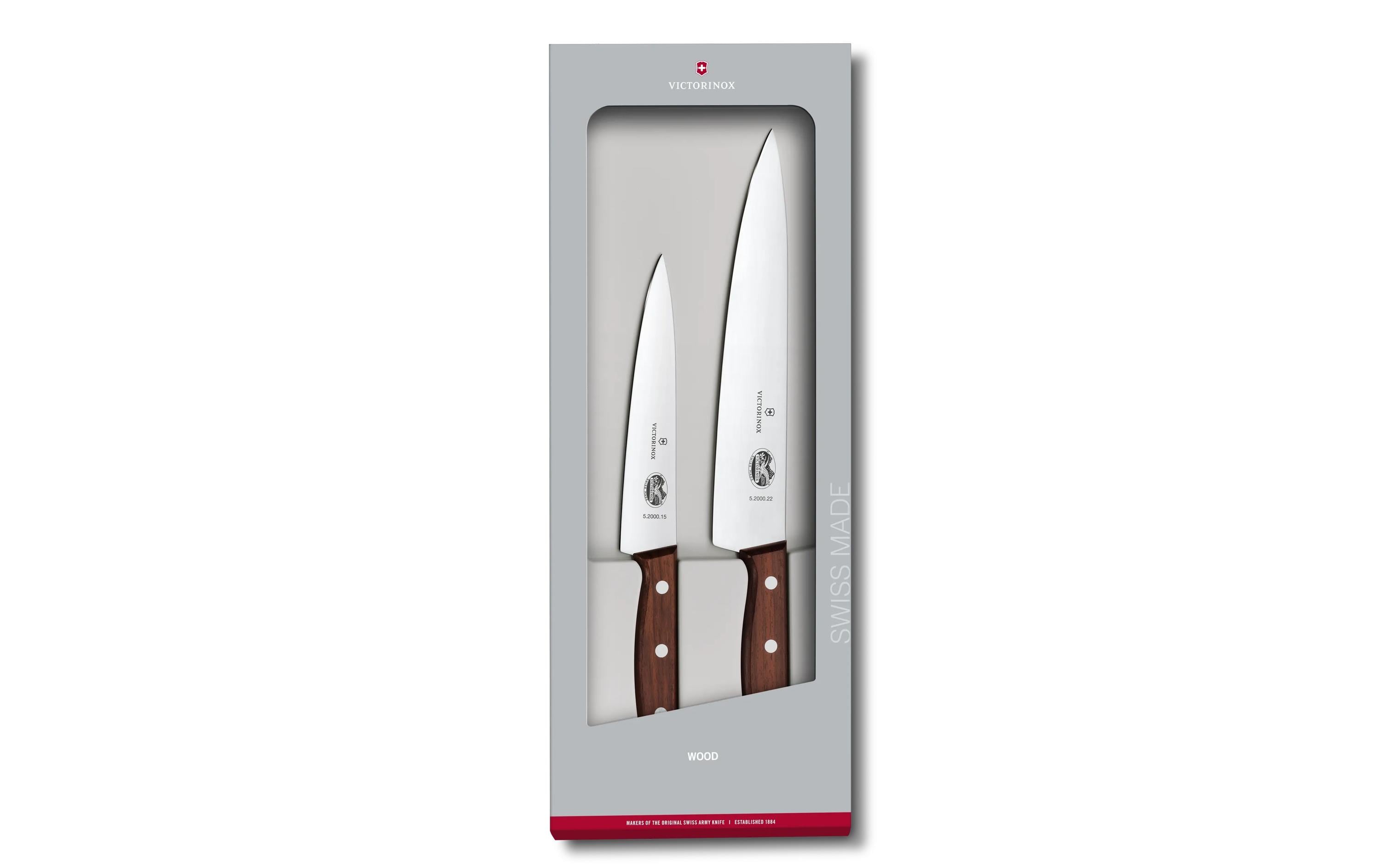 Victorinox Tranchier-Set Wood 2-teilig, Braun