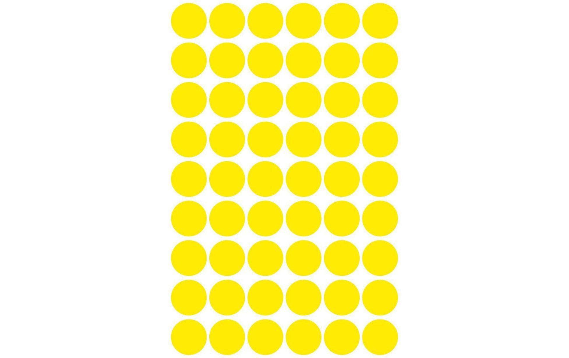 Avery Zweckform Klebepunkte 12 mm Gelb