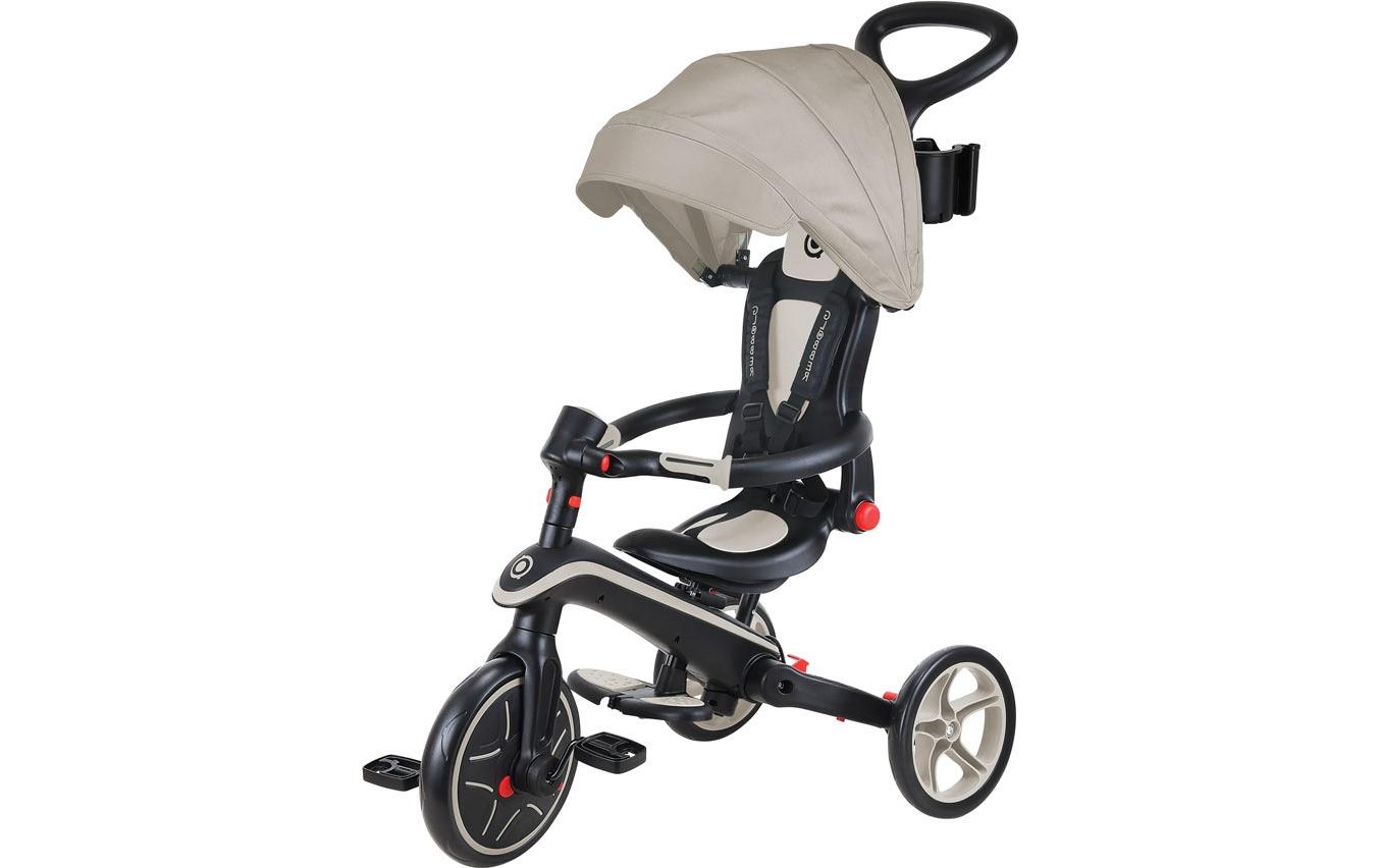 GLOBBER Trike Explorer Foldable 4 in 1, Taupe GLOBBER Trike Explorer Foldable 4 in 1, Taupe