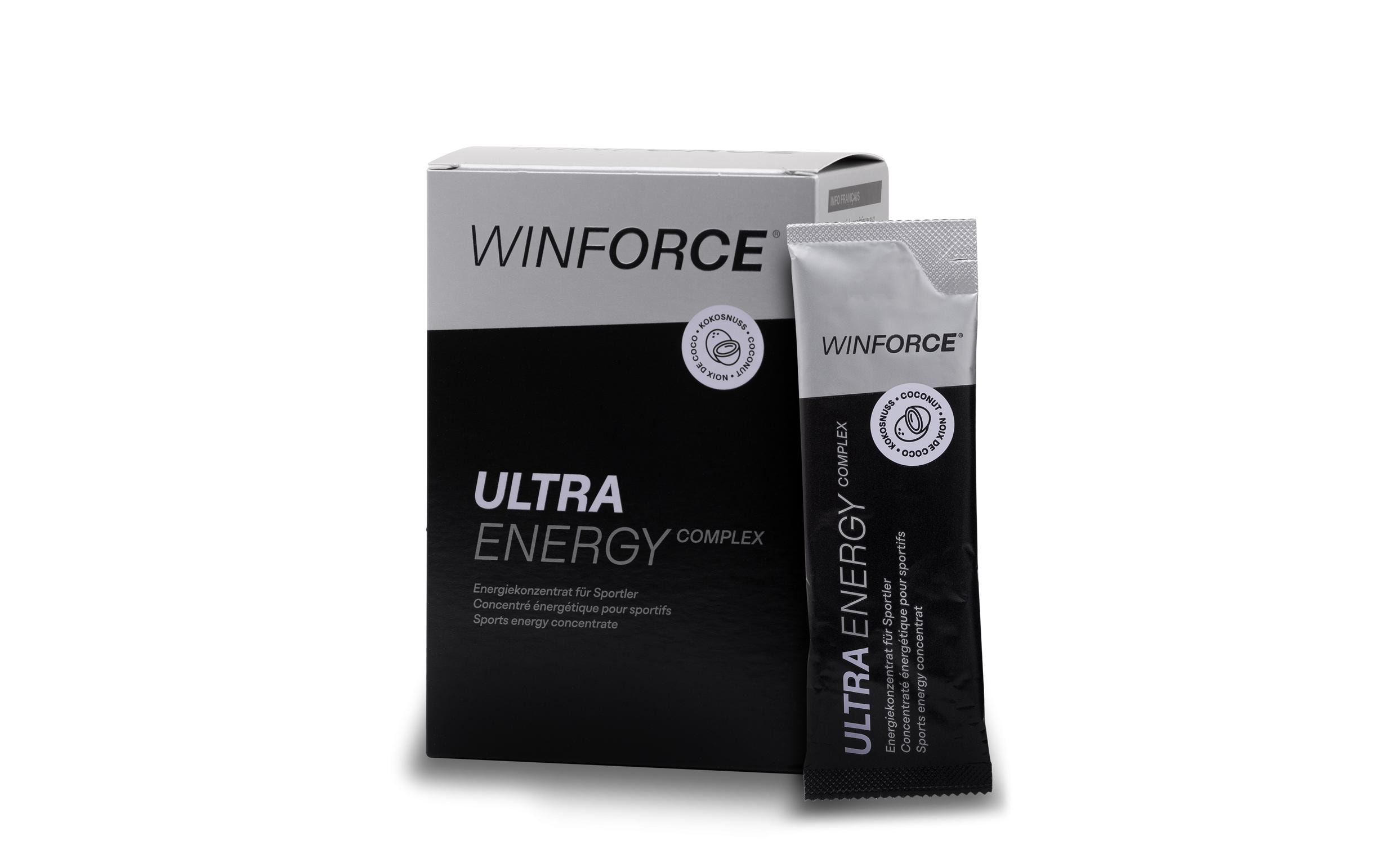 WINFORCE Pulver Ultra Energy Complex Haselnuss, 10 Stück