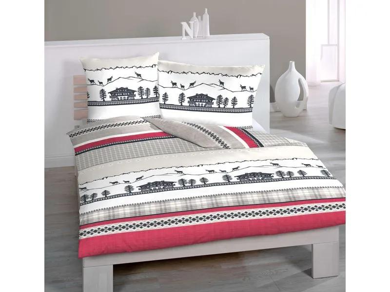 Home Fashion Duvetbezug Satin bedruckt Cosalina 160 x 210 cm Home Fashion Duvetbezug Satin bedruckt Cosalina 160 x 210 cm