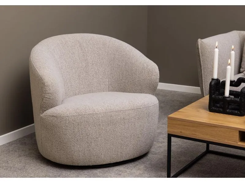 AC Design Sessel Westport Beige, 80 x 80 x 76.5 cm AC Design Sessel Westport Beige, 80 x 80 x 76.5 cm