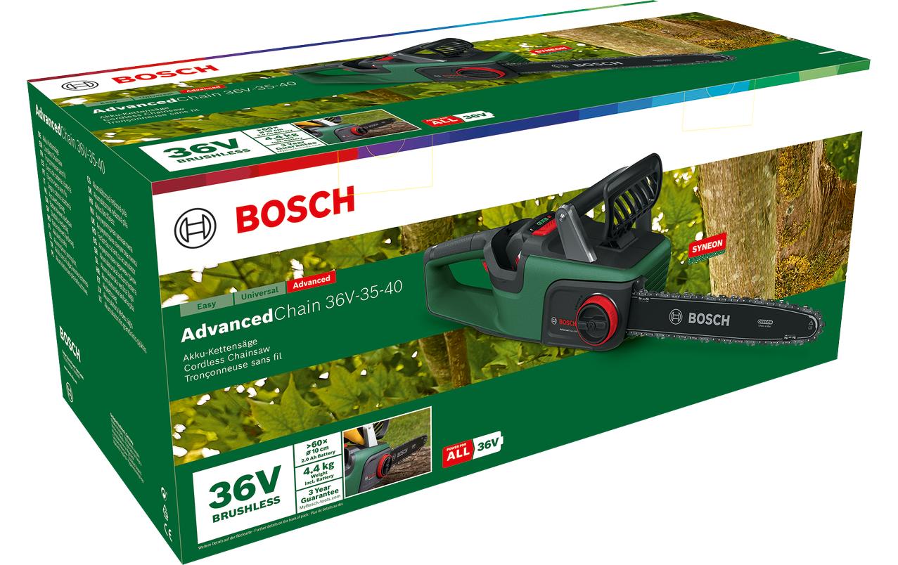 Bosch Akku-Kettensäge AdvancedChain Kit, 36 V-35-30, 2.0Ah